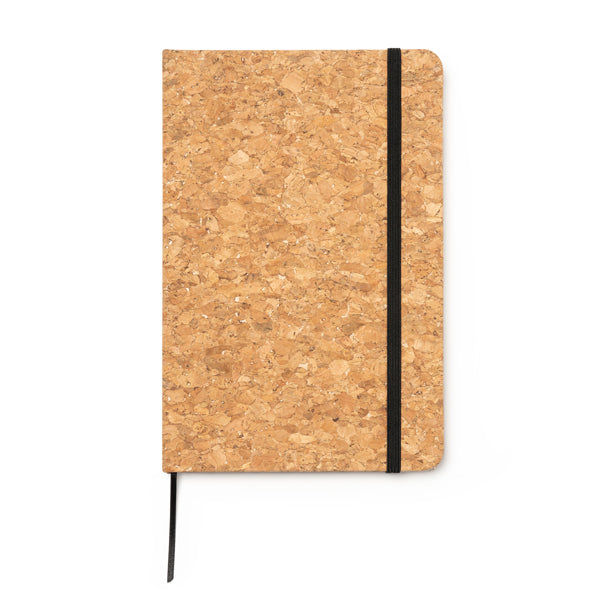 Natural Cork Notebook A5 for DTF personalization (80 white sheets)