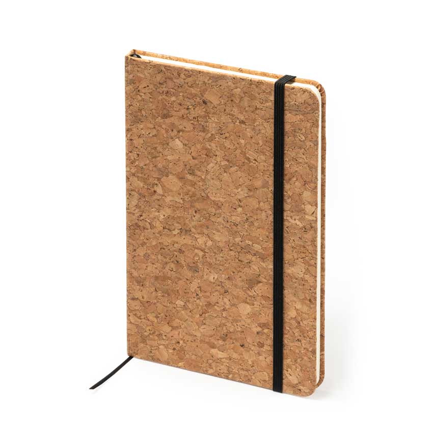 Natural Cork Notebook A5 for DTF personalization (80 white sheets)