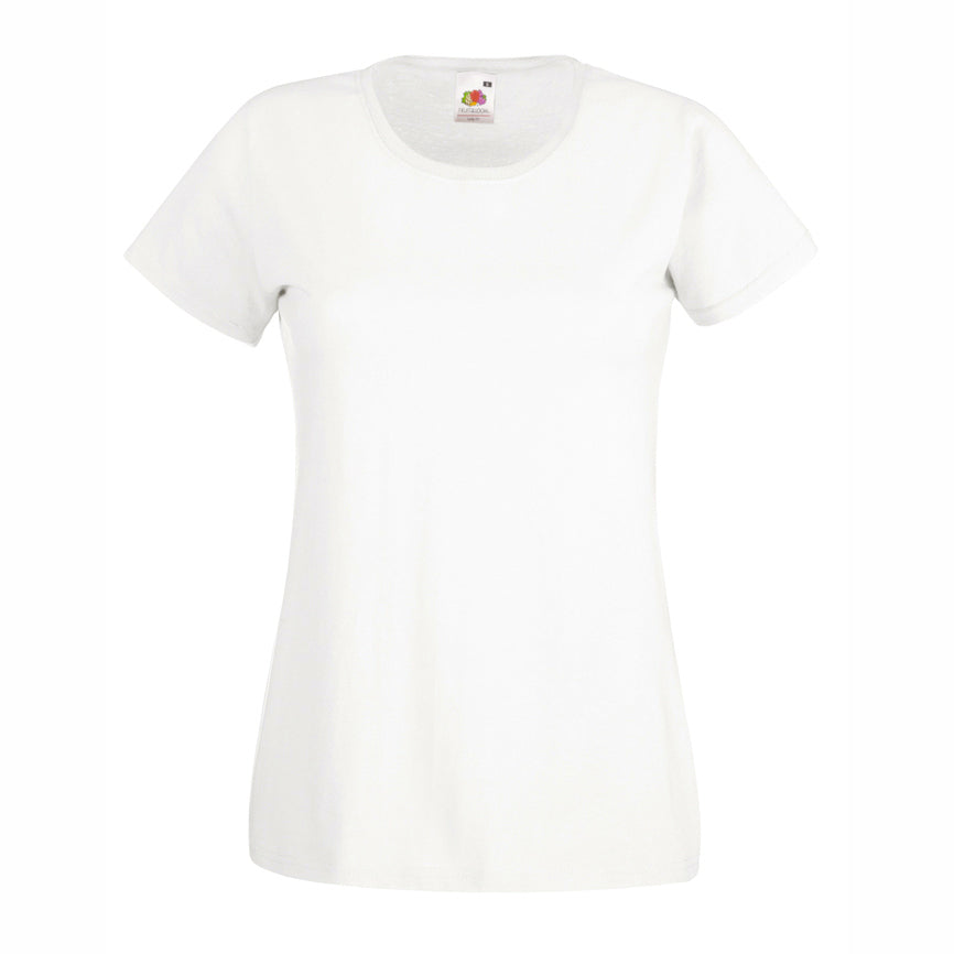 Woman's T-Shirt for Branding in different Colors LADY-FIT VALUEWEIGHT T (Fruit of the loom)