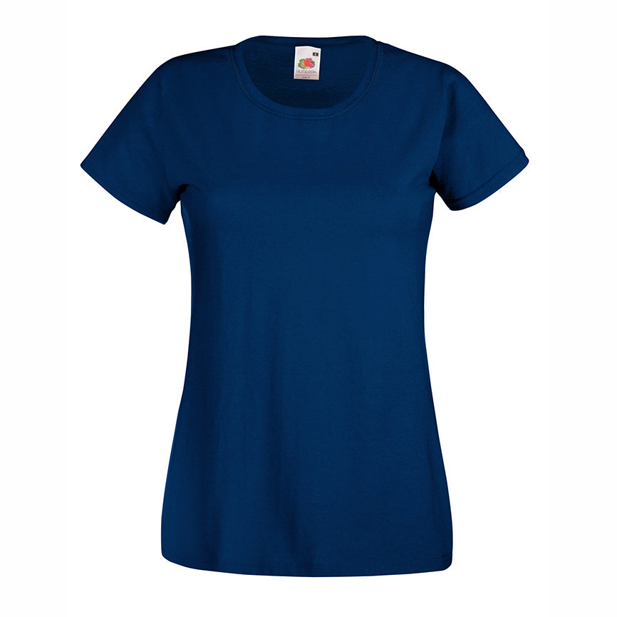 Woman's T-Shirt for Branding in different Colors LADY-FIT VALUEWEIGHT T (Fruit of the loom)