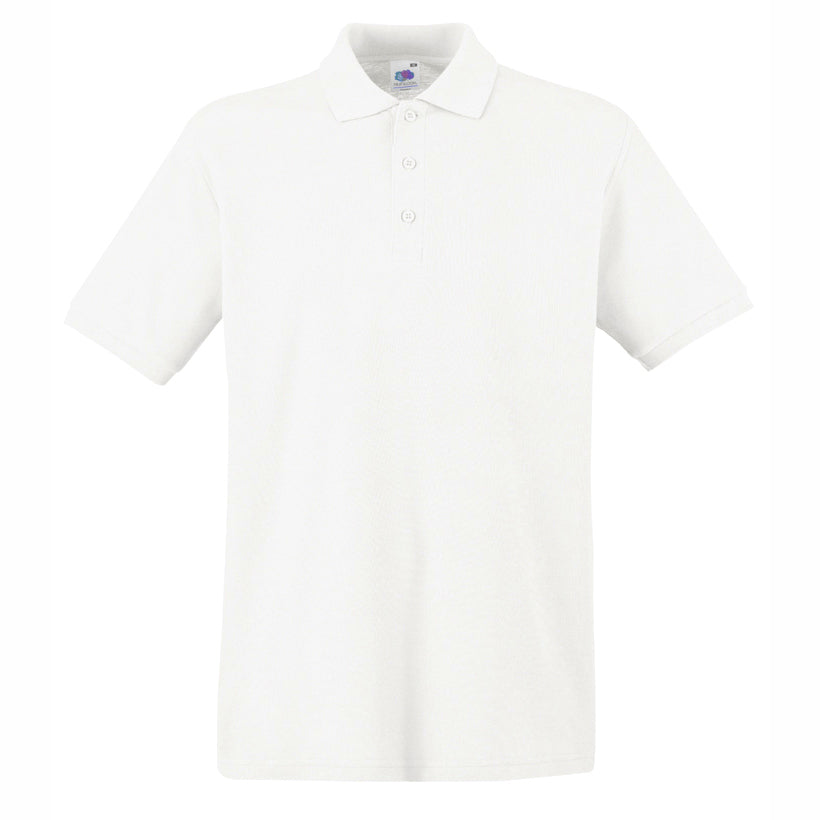 Premium polo T-shirt for branding in different colors (Fruit of the Loom)