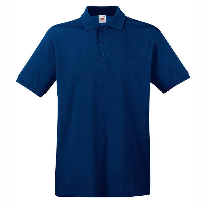 Premium polo T-shirt for branding in different colors (Fruit of the Loom)