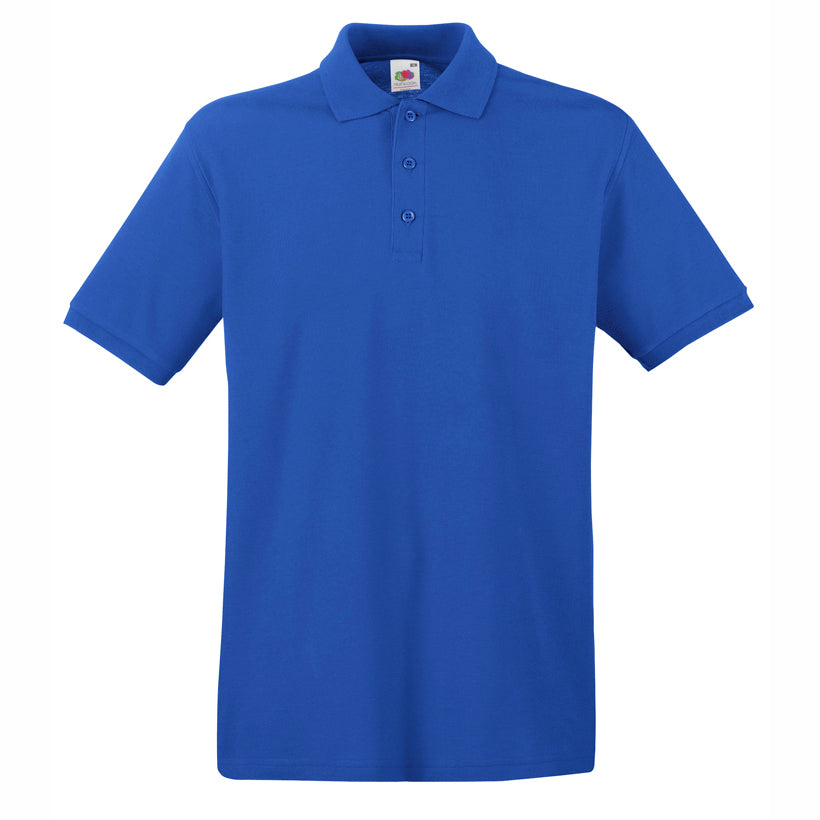 Premium polo T-shirt for branding in different colors (Fruit of the Loom)
