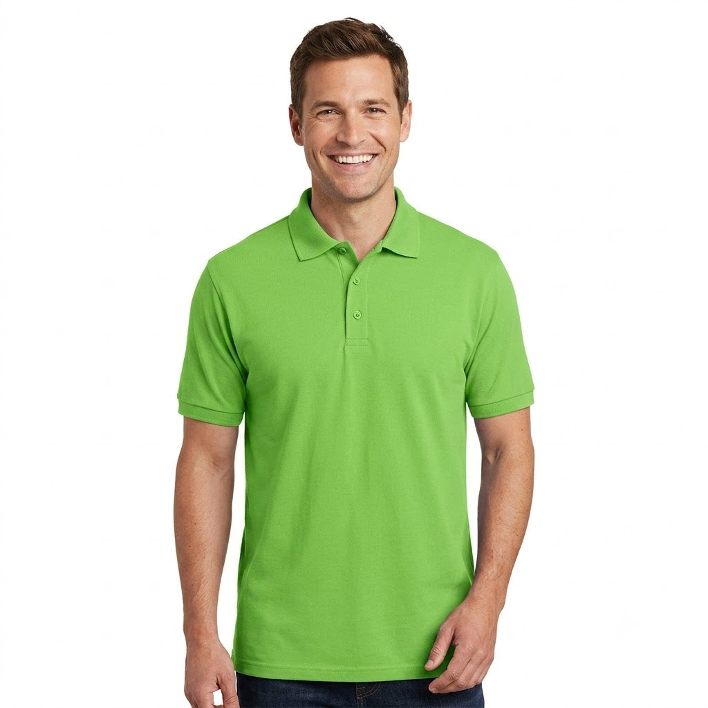 Premium polo T-shirt for branding in different colors (Fruit of the Loom)