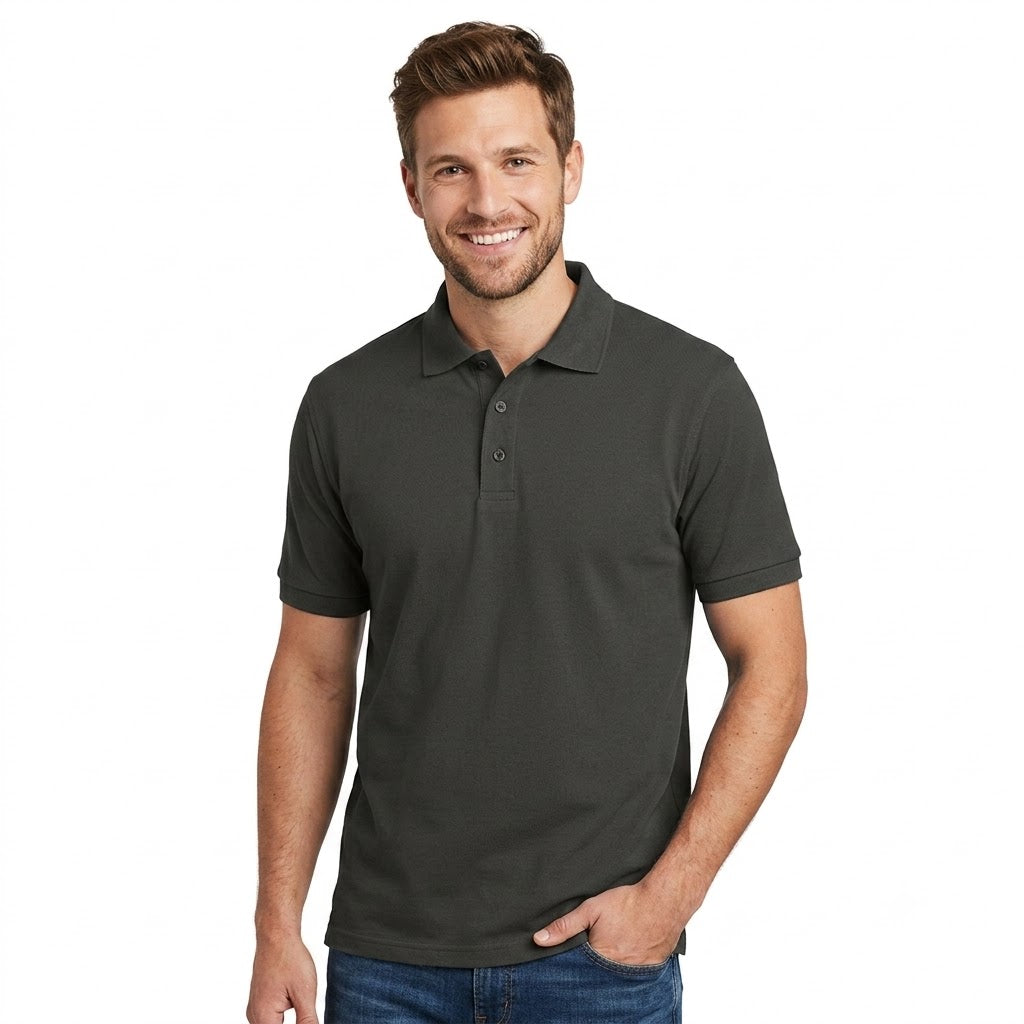 Premium polo T-shirt for branding in different colors (Fruit of the Loom)