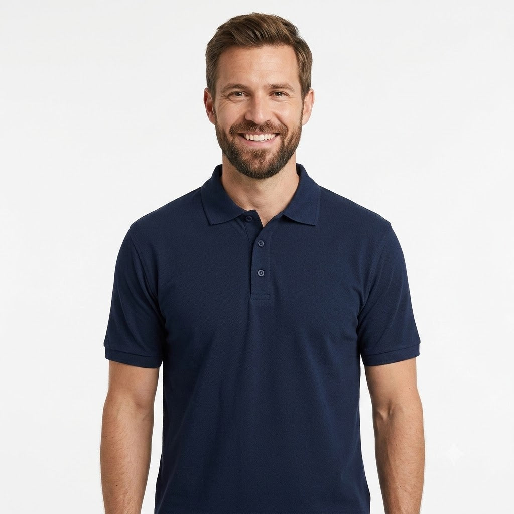 Premium polo T-shirt for branding in different colors (Fruit of the Loom)