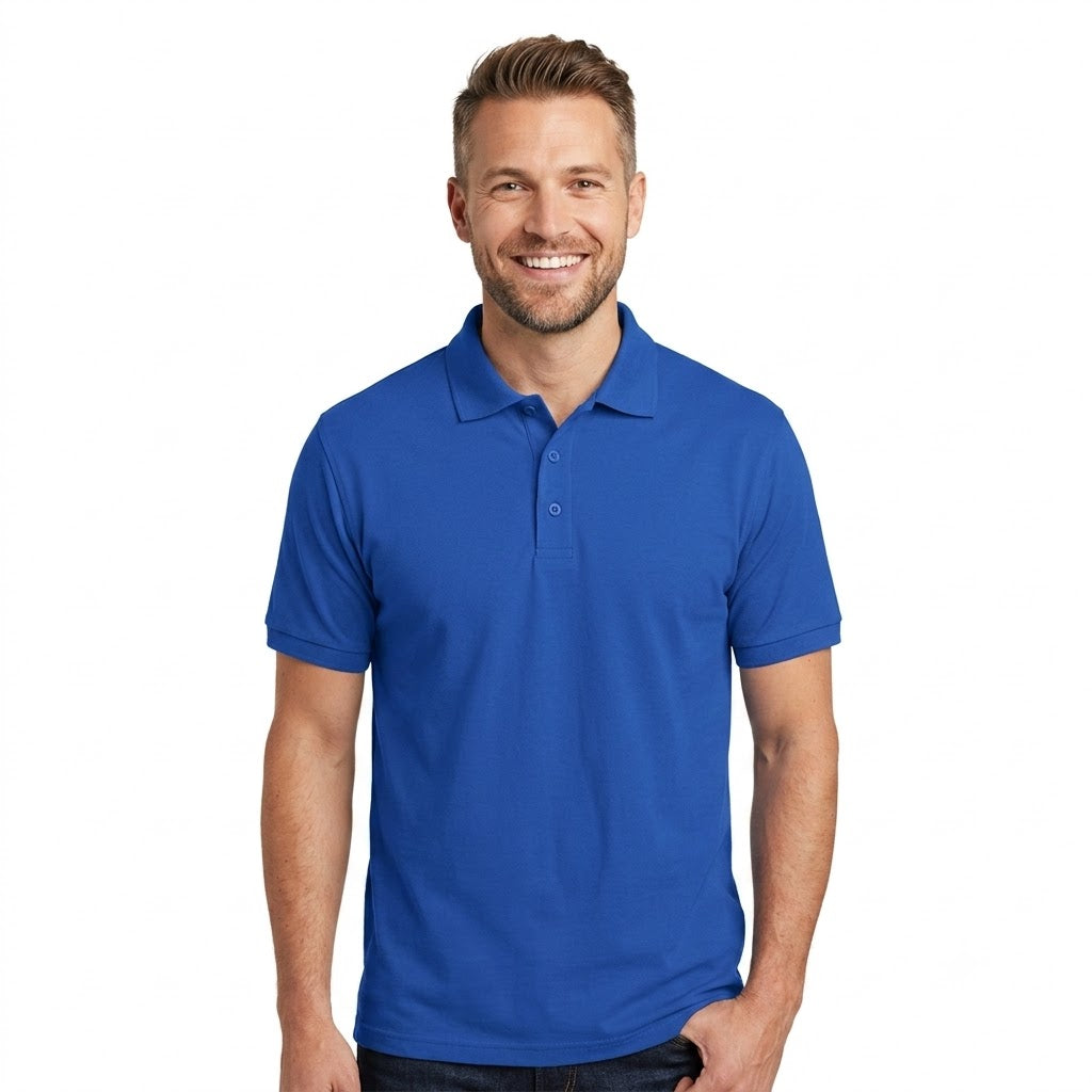 Premium polo T-shirt for branding in different colors (Fruit of the Loom)