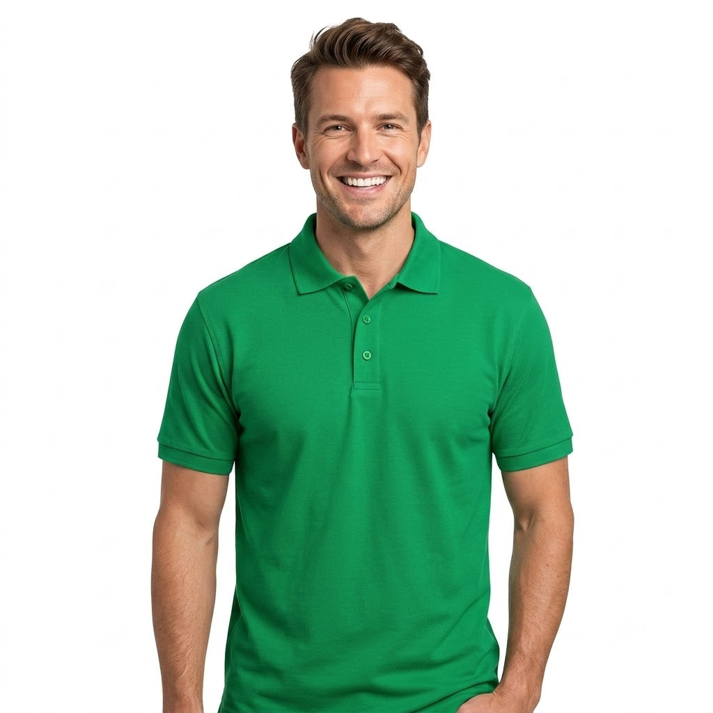 Premium polo T-shirt for branding in different colors (Fruit of the Loom)